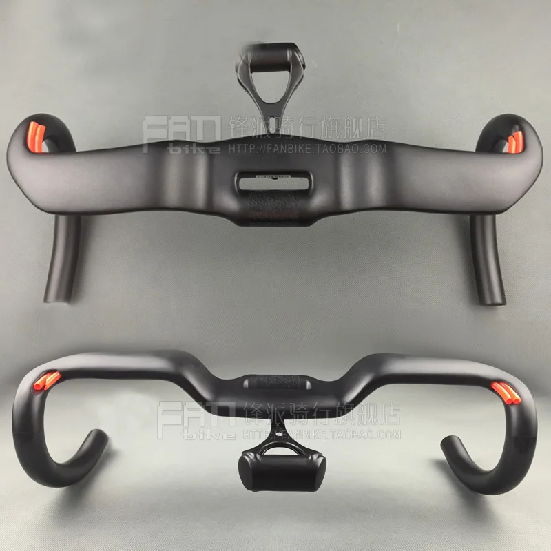 2016 newest NO LOGO full carbon handlebar road bike handlebar / racing handle / bike bend bar to outside 31.8*380/400/420/440mm free shipping newest full carbon handlebar road bike handlebar racing handle bike bend bar to outside 31 8 400 420 440mm