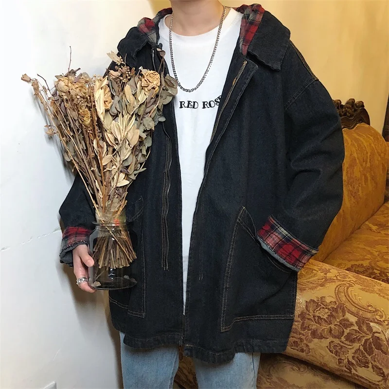 Новинка весны 2019 джинсовое свободное Трендовое пальто уличная одежда chaqueta hombre