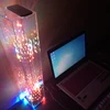 Kits de lámpara con torre LED de colores, pantalla electrónica de espectro de música, soldadura por Control remoto infrarrojo/aplicación WIFI/Bluetooth, regalo ► Foto 3/5
