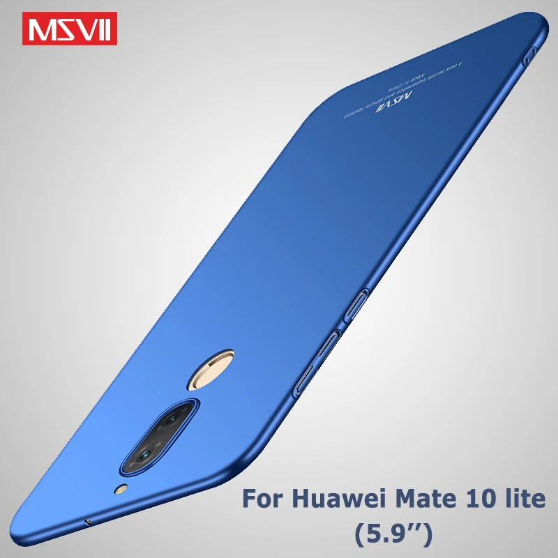 Чехлы Msvii для Huawei Mate 10 чехол тонкий Lite Mate10 Жесткий Чехол из поликарбоната Pro