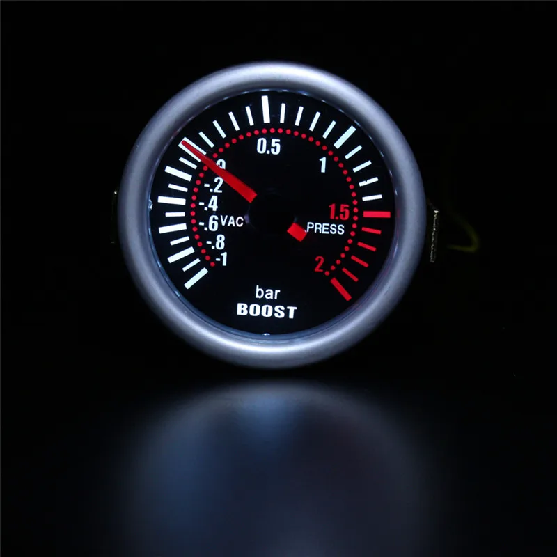 

2" 52mm Car boost gauge bar Exhaust gas temp water temp oil temp oil press Air fuel gauge voltmeter tachometer Universal LED