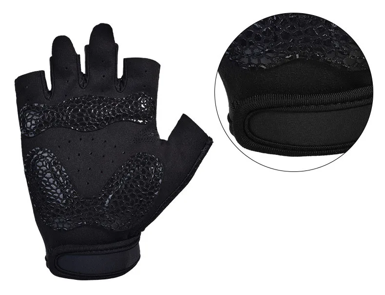 Новые силиконовые точечные анти-скольжения фитнес с половиной пальца перчатки открытый альпинистская одежда-устойчивые спортивные