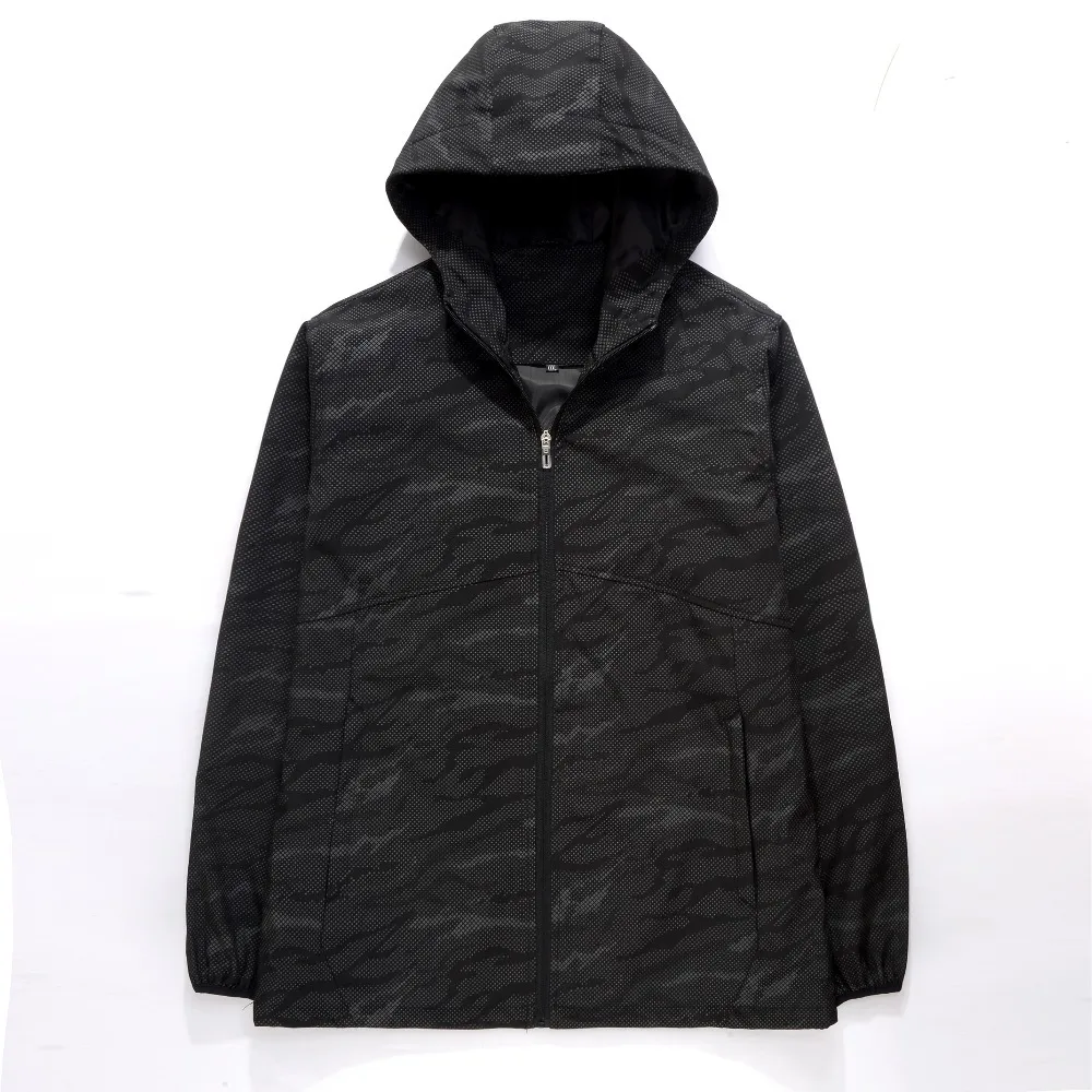 

Spring and autumn Plus size 8XL 7XL 6XL 5XLMen Jacket spring Patchwork Reflective Waterproof Windbreaker Men Coat Trend Brand