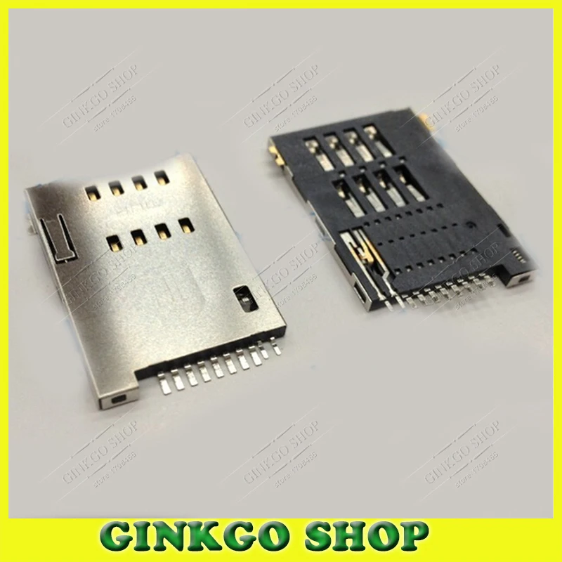 5 шт./лот MUP-C720 MUP 8 + 2P 10Pin слот для sim-карты держатель лоток 10-контактный Бесплатная