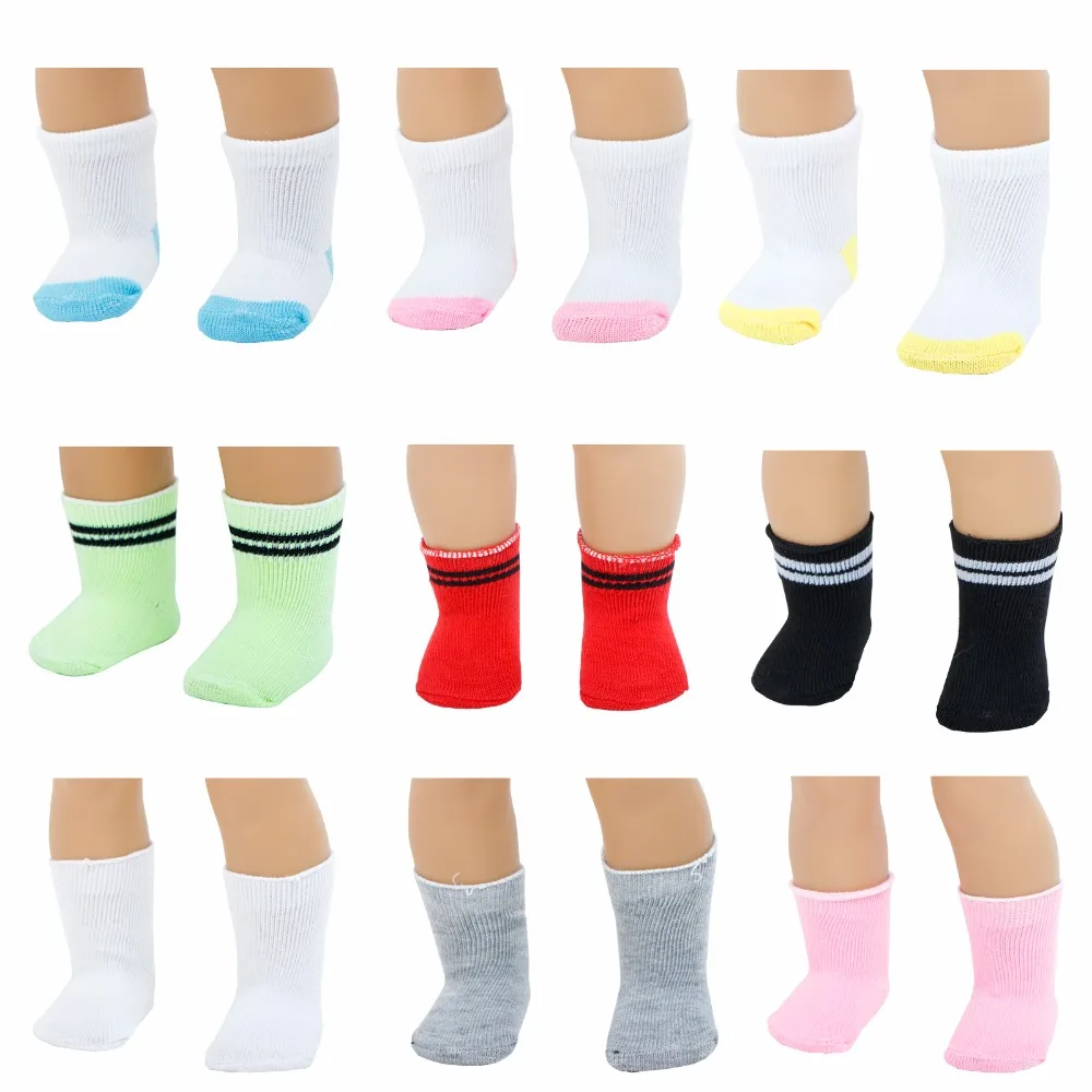 18 inch doll socks