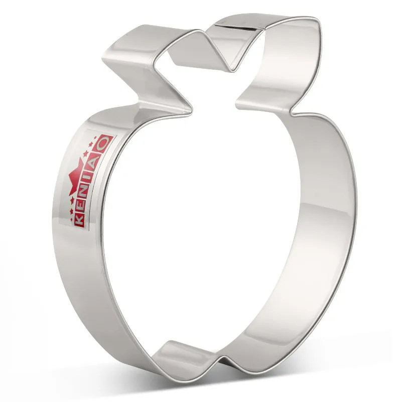 

KENIAO Thanksgiving Apple Cookie Cutter For Party Biscuit / Fondant / Pastry / Sandwiches Cutter - 7.3 x 6.9 cm- Stainless Steel