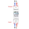 Medidor de energía de carril Din monofásico de 2 cables residencial medidor eléctrico KWH con retroiluminación CA 230 V 5-80A para ahorrar energía ► Foto 2/6