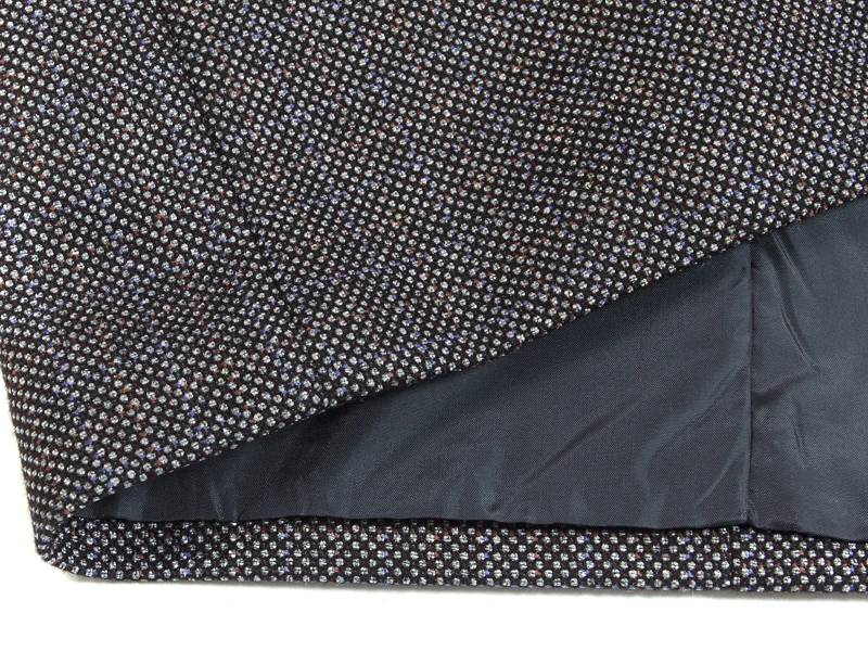WAEOLSA Mature Men Casual Blazers Gray Small Plaid Suit Jackets Middle Aged Man Little Check Pattern Blazer Father Garment Spring (8)