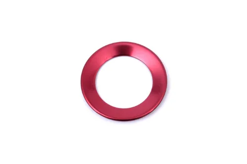 Steering Wheel Emblem Ring Ornament - Red