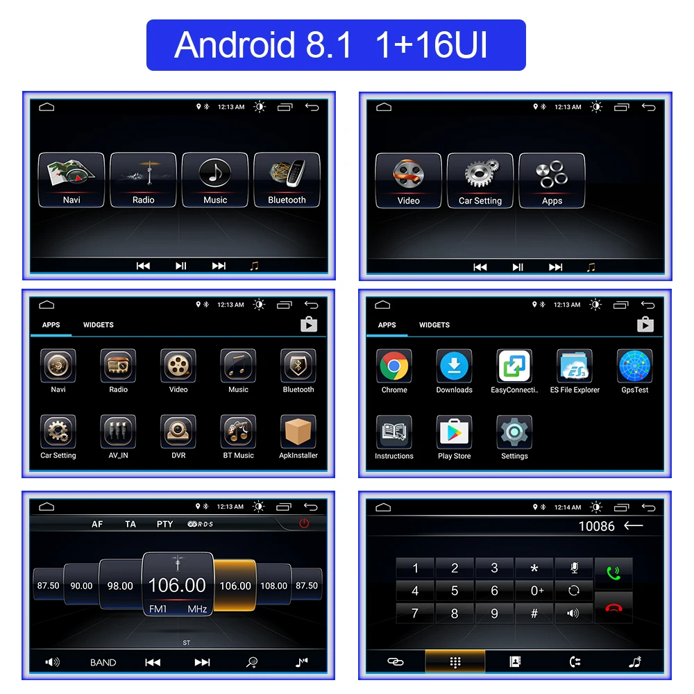 Best Android9.1 Car Multimedia player Car Radio DVD For Fiat/Grande/Punto/Linea 2007-2012 Radio FM steering Radio RDS WIFI MIC GIFT 5