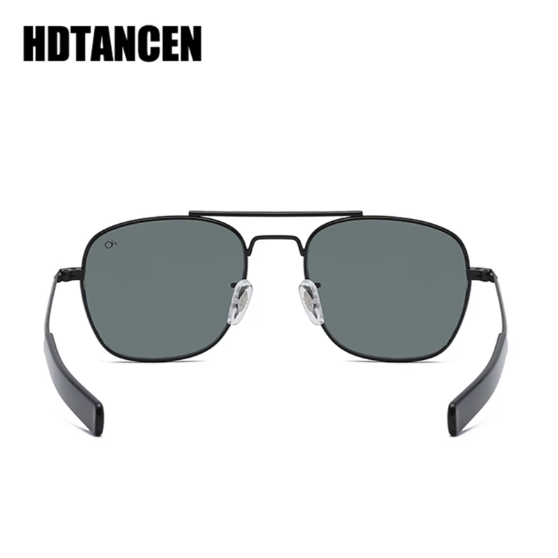 Hdtansen авиация AO солнцезащитные очки es мужские роскошные брендовые дизайнерские солнцезащитные очки es для мужчин американская армейская Военная оптическая стеклянная линза Oculos