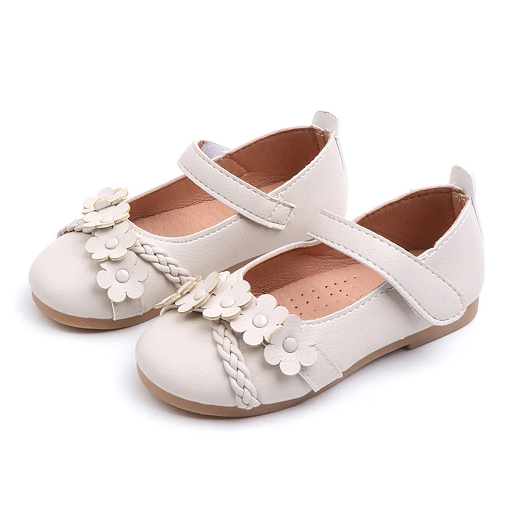 Toddler Infant Kids Baby Girls Flower Woven Floral Princess Shoes Sandals lace breathable sneakers women shoes#JN3