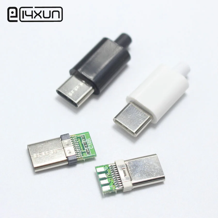 USB штекер с разъемом типа C 3 1 Type адаптер для самостоятельной сборки Xiaomi OnePlus 2 Nexus 6P