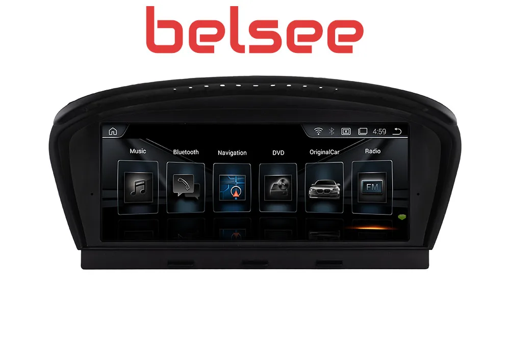 Автомагнитола Belsee 8 дюймов Android 10 0 ОЗУ 4G GPS Авторадио DVD мультимедийный экран для BMW