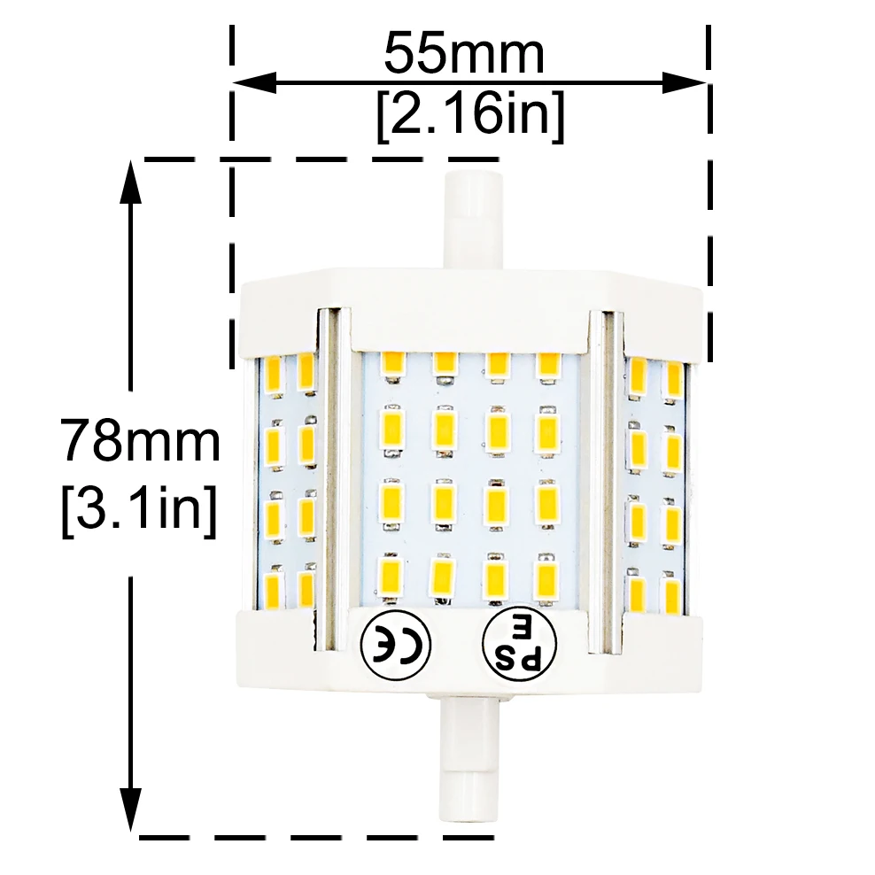 78mm R7s Led 10 Watts J78 Led 78mm Halogen Replacement For Shop