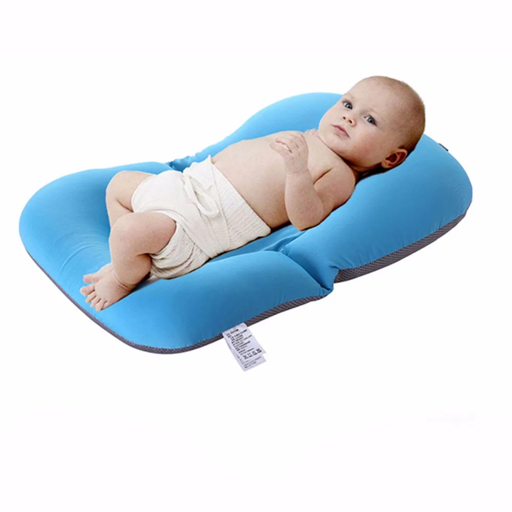Anti-skid Foldable Baby Bathing Tub Infant Seat Support Cushion Shower Pad Baby Bathtub Shower Cushion Non-Slip Security