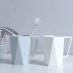 Простая пластиковая креативная домашняя зубная щетка, чашка для питьевой воды, набор аксессуаров для ванной комнаты