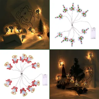 

Christmas String Lights Iron Lights 2M String Lights 10 LED Outdoor Indoor Christmas Tree Xmas Wedding Party Decor