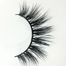 UPS 200 пара Искусственные норковые ресницы крест на крест натуральный накладные ресницы Длина макияж 3D норковые накладные ресницы