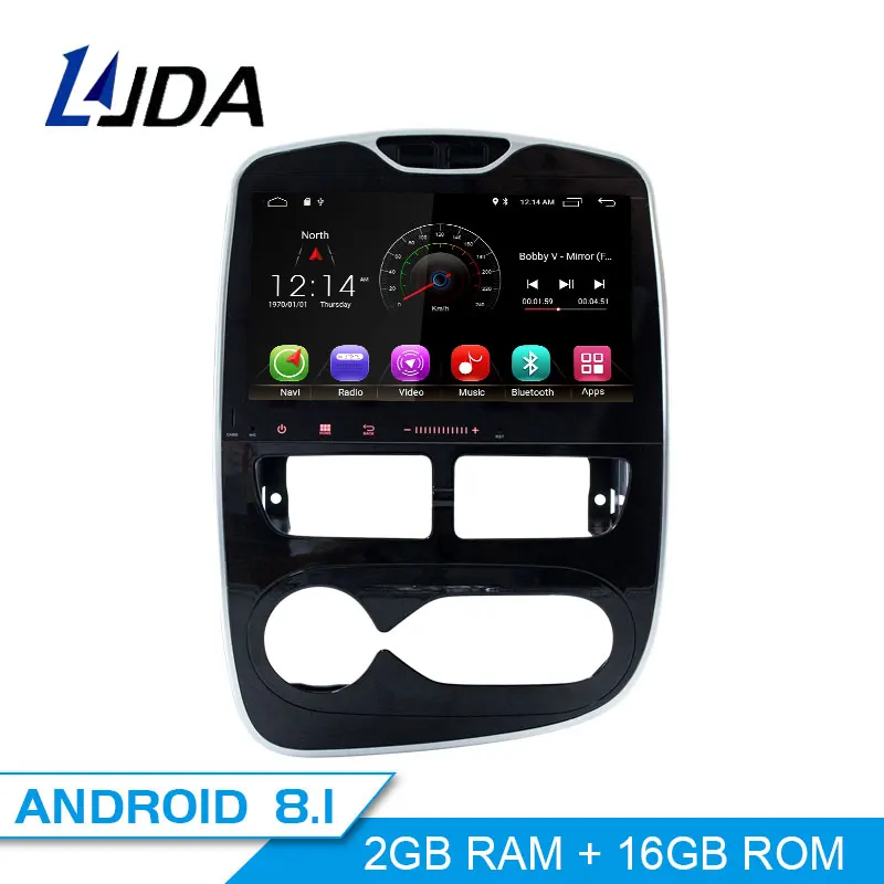 

LJDA Android 8.1 Car DVD Player For Renault Clio 2013 2014 2015 2016 2017 Car Multimedia Player GPS Navigation 1 Din Car Radio