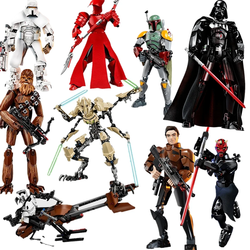 

2018 New Star Wars Kylo Ren Darth Vader Storm Trooper Building Blocks Figure Toys For Children With Legoinglys StarWars