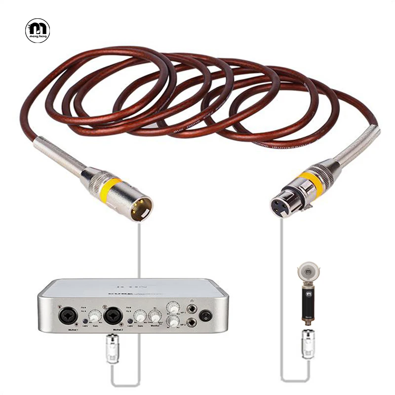 3.5mm 2.5m Male to female 3.5mm jack Interface XLR Audio Cable for