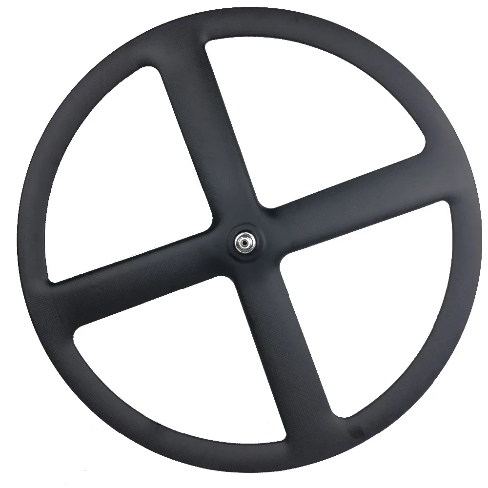 Factory Direc Selling Carbon 4 Spokes Wheel For Race Bicycle Fixed Gear