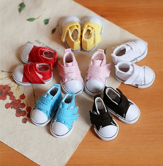 新しい5センチ人形靴bjdスニーカー靴yosdキャンバスシューズ 適切な