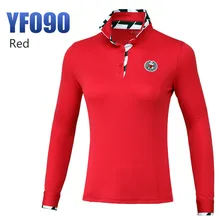 PGM Продукция в стиле женские футболки высокие эластичные Гольф с длинными рукавами женская Майки тонкий Спортивная одежда для женщин размер S-XXL