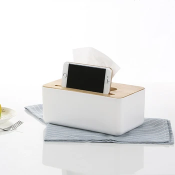 

European style high real wood environmental Hotel KTV tea box household receipt box