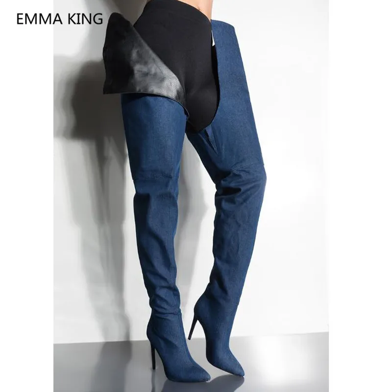 high waisted boots