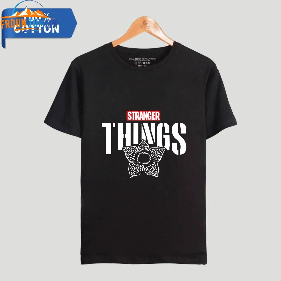 

Stranger Things 2D Fashion Printed 100% Cotton T-shirts Men Summer Short Sleeve Tshirts New Arrival Hot Sale Streetwear Clothes