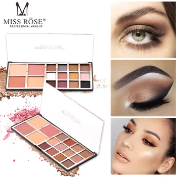 

Makeup 16 Color Eyeshadow Palette Shimmer Matte Glitter Eyeshadow Smoky Pigment Makeup Pallete Cosmetic Blush Compact Powder