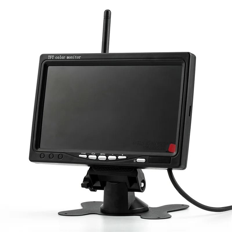 

For Truck / Van / Caravan / Trailers / Campers 1 Set 12V - 24V Car Rear View Wireless Backup Camera Kit + 7" TFT LCD Monitor