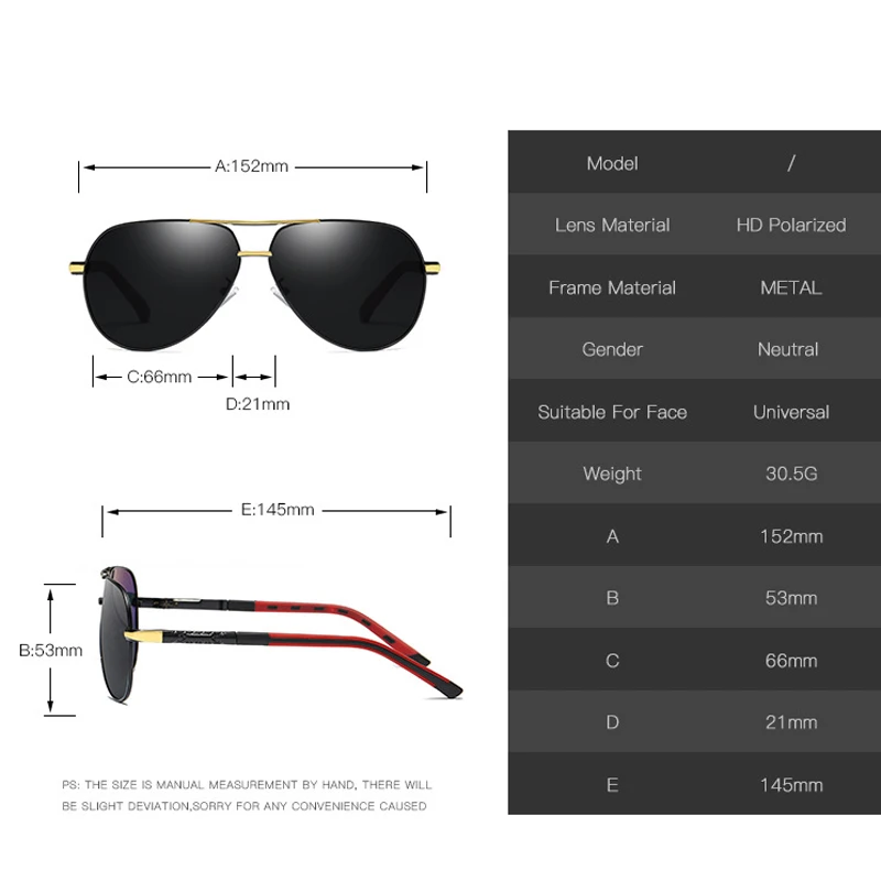 HEITHION Luxury Sunglasses Men Polarized Classic Sun Glasses Fishing Accessories Driving Goggles gafas de sol zonnebril mannen