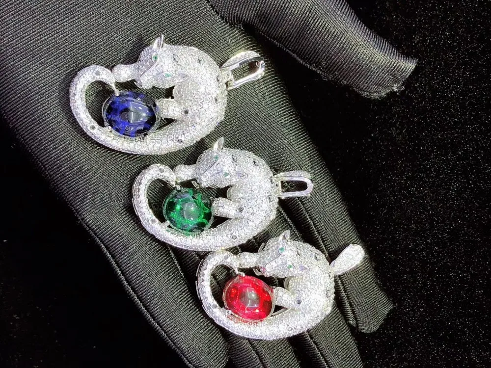 

Y530 High Quality Golden plated Paved CZ Necklace Pendant Clasp Cubic Zirconia DIY Jewellery Making