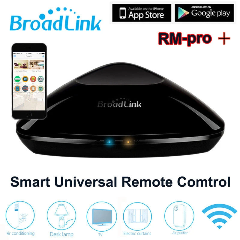 Broadlink RM Pro+ умный Беспроводной RF WiFi/ИК пульт дистанционного управления Автоматизация IOS