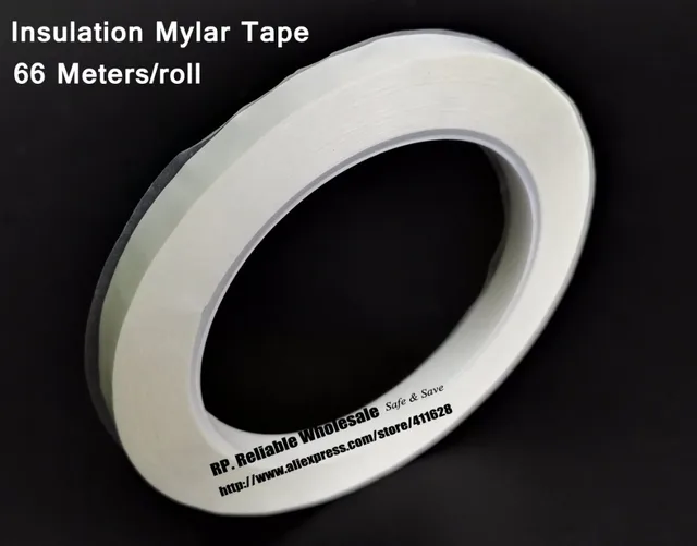 20mm*66M Single Sided Adhesive Insulating Mylar Tape for capacitors