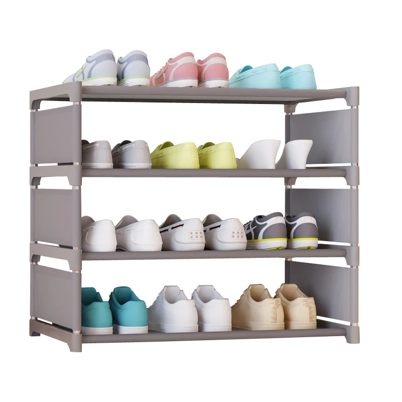

Oloey Simple Shoe Cabinets Ironwork Multi-layer Assembly Of Shoe Rack With Modern Simple Dustproof Shoe Cabinet 50cm Hight
