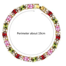 Невесты украшают изделия Роскошные ювелирные изделия Мона Лиза Циркон ужин женский браслет Европейская и американская мода женские ювелирные изделия