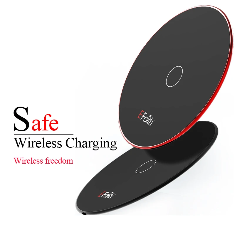 

Efaith 10W Qi Wireless Charger for iPhone X 8 8 plus Charging Pad for Samsung Galaxy S9/S9+ S8 Note 8 S7