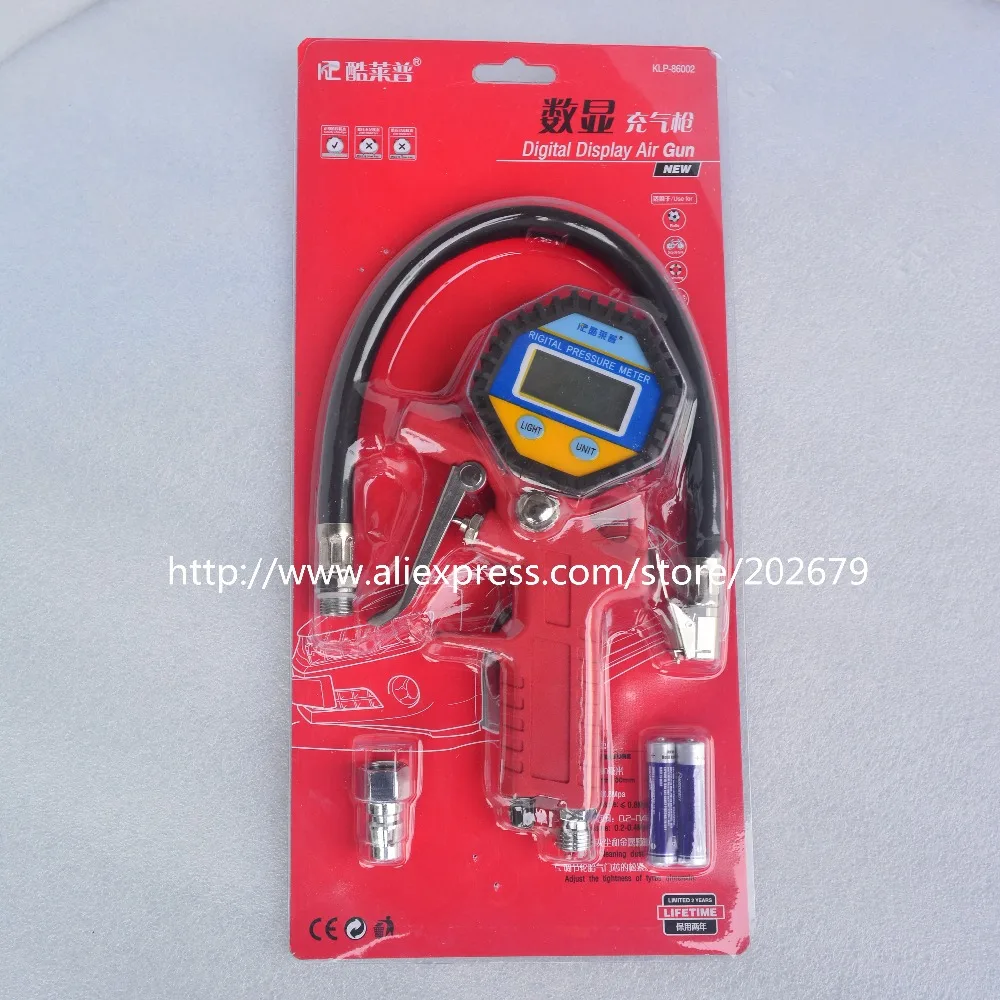 

Tire pressure gun car tires motorcycle tire Air Inflator Gun Digital pressure gauge