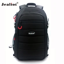 2017 Jealiot Multifunctional Professional Camera Bag laptop Backpack waterproof shockproof digital Photo case for DSLR Canon