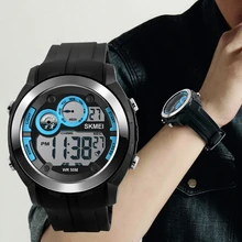 Мужские спортивные часы для улицы EL цифровые наручные часы Дата Неделя часы с будильником водонепроницаемые Relogio Masculino