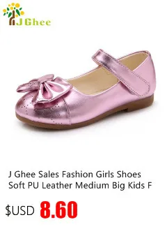 JGVIKOTO белый черный, розовый девушки кожаные ботинки модные мягкие лоферы с бантом детская Туфли без каблуков детская кожаная обувь