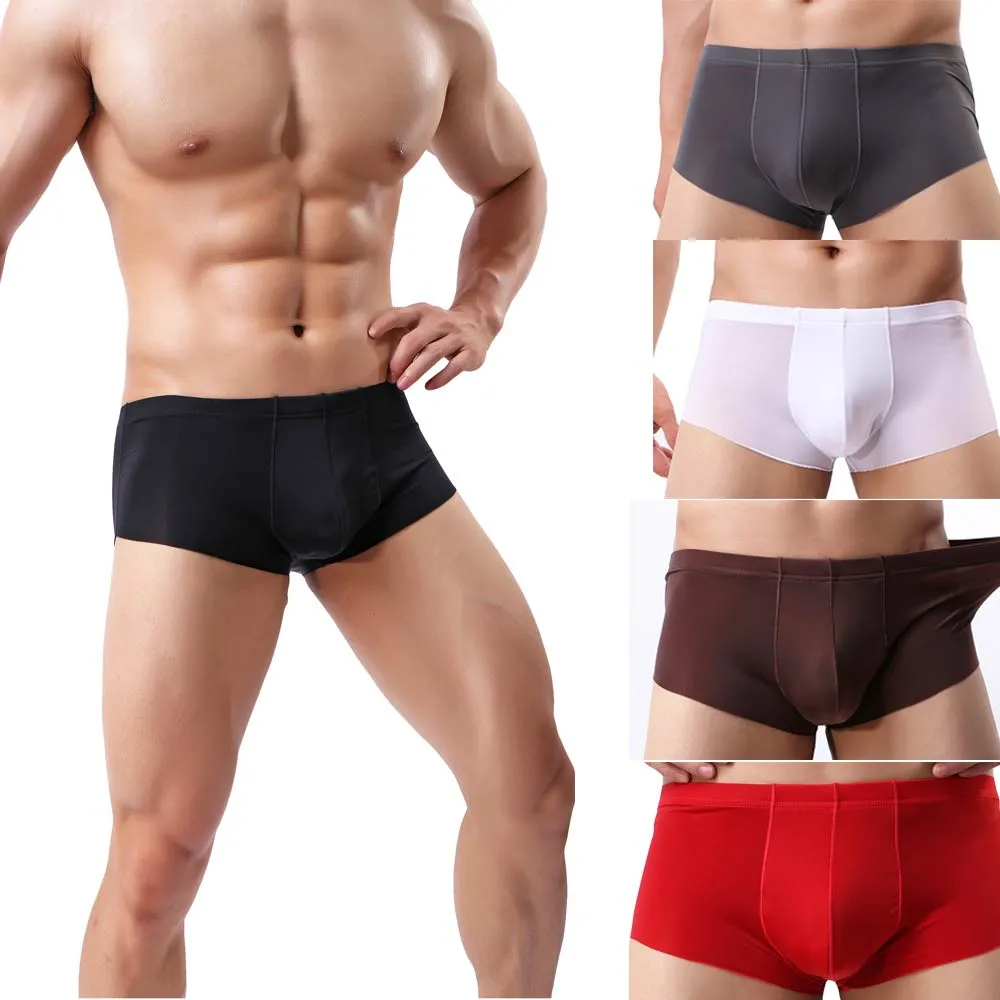 

Men's Panties 2019 boys new casual soft soft color underwear sexy underwear sous vetement homme sexy hot