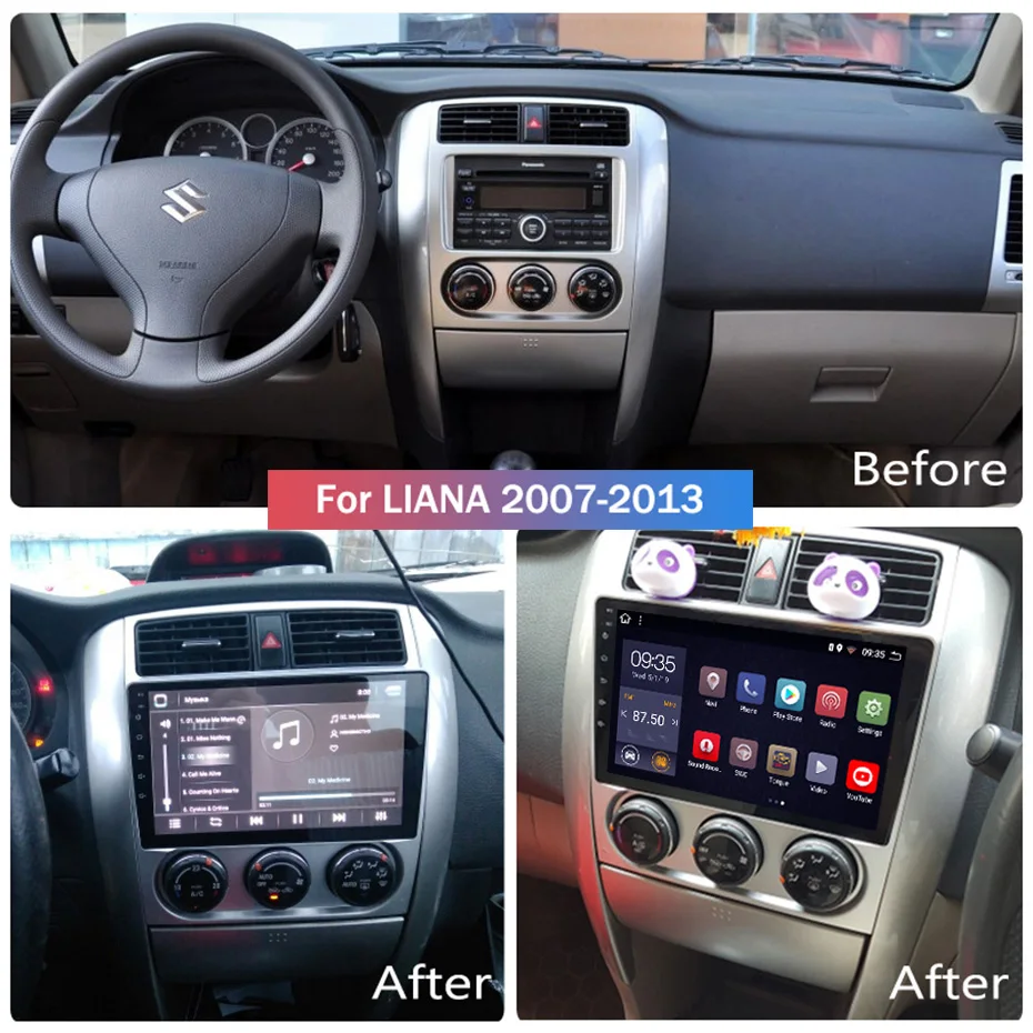 Excellent 9 inch 2.5D IPS HD multi-touch screen Android8.1 2G RAM 32G ROM NAVI for Suzuki LIANA 2007-2013 with Bluetooth USB WIFI SWC 1 Excellent 9 inch 2.5D IPS HD multi-touch screen Android8.1 2G RAM 32G ROM NAVI for Suzuki LIANA 2007-2013 with Bluetooth USB WIFI SWC 1