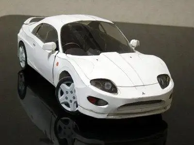 FTO спортивный автомобиль 3D бумажная модель сделай сам оригами Бумажная модель