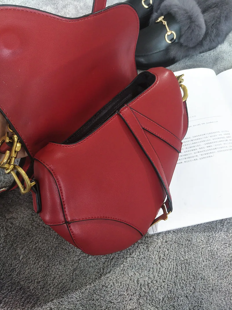 classic saddle bag women Chic vintage fashion shoulder straps crossbody bag handbag ladies hand bags messenger bags torebka dams (20)