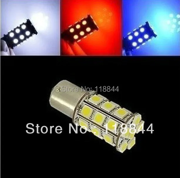 

2 Pcs 1157/Bay15d 2-pins 5050 18 SMD LED Car Brake Stop Lamp Light Bulb White Bule Red Yellow Free Shipping